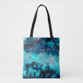 Blauw Agate Tote Bag (Voorkant)