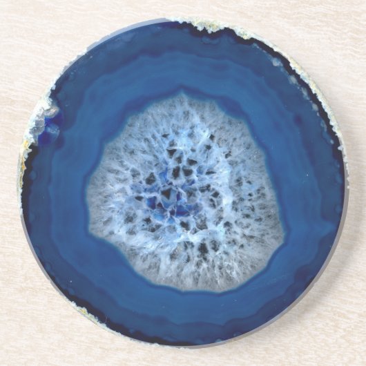 Blauw Agate Zandsteen Onderzetter (Voorkant)