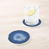 Blauw Agate Zandsteen Onderzetter (Zijkant)