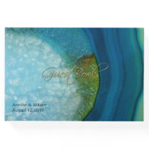 Blauw agaten bruiloft