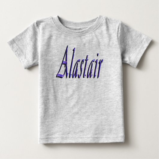 Blauw Alastair naamlogo, (Voorkant)