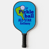 Blauw All-Star personaliseren Pickleball Paddle (Achterkant)