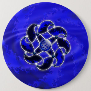 Blauw als de Button van het Zee