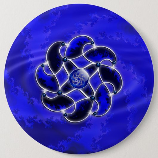 Blauw als de Button van het Zee (Voorkant)