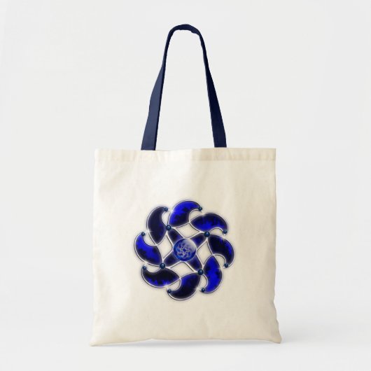 Blauw als de Canvas tas van het Zee (Voorkant)