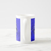 Blauw als de Mok van de Specialiteit van het Zee (Achterkant)