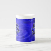 Blauw als de Mok van de Specialiteit van het Zee (Voorkant)