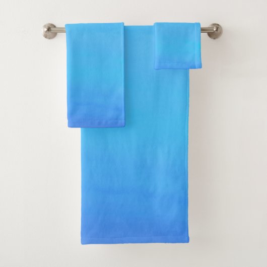 Blauw als de Sky Abstracte Kunst Bad Handdoek (Insitu)