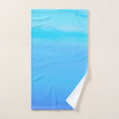 Blauw als de Sky Abstracte Kunst Bad Handdoek (Handdoek)