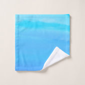 Blauw als de Sky Abstracte Kunst Bad Handdoek (Wasdoekje)