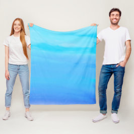 Blauw als de Sky Abstracte Kunst Fleece Deken