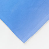 Blauw als de Sky Abstracte Kunst Fleece Deken (Hoek)