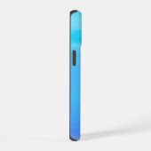 Blauw als de Sky Abstracte Kunst iPhone 15 Case (Rechterkant)