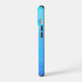 Blauw als de Sky Abstracte Kunst iPhone 15 Case (Linkerkant)