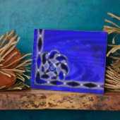 Blauw als de zee fotobord fotoplaat (Zijkant)