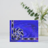 Blauw als het Briefkaart van het Zee (Staand voorkant)