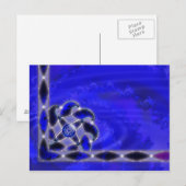 Blauw als het Briefkaart van het Zee (Voorkant / Achterkant)