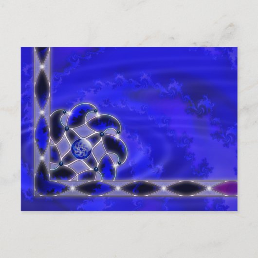 Blauw als het Briefkaart van het Zee (Voorkant)