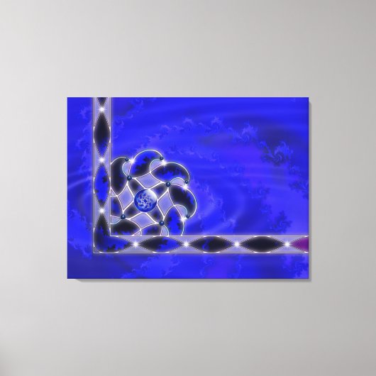 Blauw als Zee Canvas afdrukken (Voorkant)