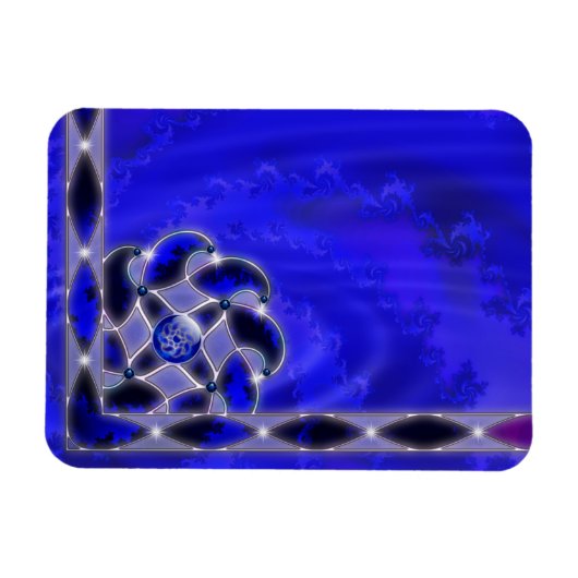 Blauw als Zee Flexible Magnet Magneet (Horizontaal)