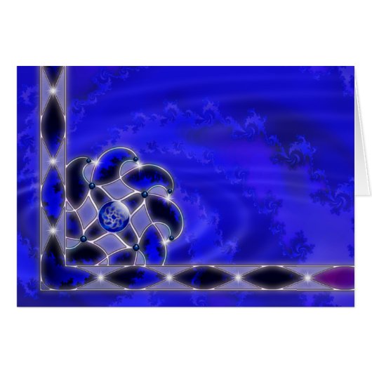 Blauw als Zee kaart (Voorkant Horizontaal)