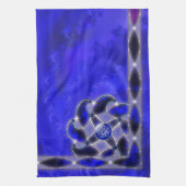 Blauw als Zee keukenhanddoek (Verticaal)