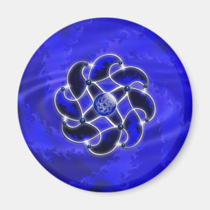Blauw als Zee Magnet