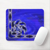 Blauw als Zee Mousepad Muismat (Met muis)