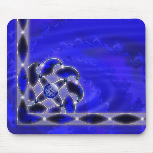Blauw als Zee Mousepad Muismat (Voorkant)