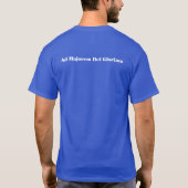 Blauw AMDG T-shirt (Achterkant)