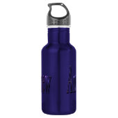 Blauw Andrew Naam Logo, Waterfles (Achterkant)