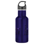 Blauw Andrew Naam Logo, Waterfles (Voorkant)