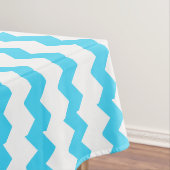 Blauw anker met blauwe golven tafelkleed (Voorbeeld)