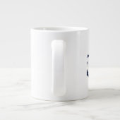 Blauw Anker Met Naam Grote Koffiekop (Achterkant)