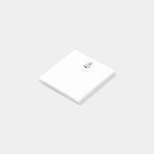 Blauw Anker Met Persoonlijke Naam Post-it® Notes (Schuin)