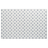 Blauw ankerpatroon stof (Fat Quarter)