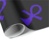 Blauw Ankh-cadeaupapier Cadeaupapier (Rol Hoek)