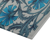 blauw antiek bloemenkunst ambachten rustiek snijplank (Hoek)