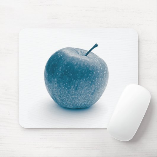 Blauw appelmodel muismat (Met muis)