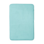 Blauw aqua effen kleur badmat (Voorkant Verticaal)