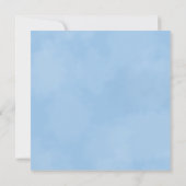 Blauw, Aqua Mermaids, Octopus Birthday Uitnodiging (Achterkant)