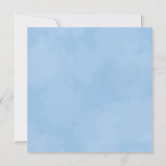 Blauw, Aqua Mermaids, Octopus Birthday Uitnodiging (Achterkant)