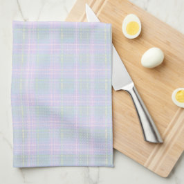 Blauw Aqua Praire Plaid Theedoek