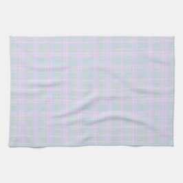Blauw Aqua Praire Plaid Theedoek