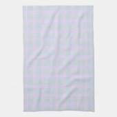 Blauw Aqua Praire Plaid Theedoek (Verticaal)
