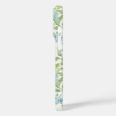 Blauw Aquarel Bloemige Monogram  Case-Mate iPhone Case (Achterkant / Links)
