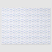 Blauw aquarel Boog Tissuepapier (Voorkant)