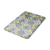 Blauw Aquarel Citroen Badmat (Gekanteld)