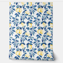 Blauw Aquarel Citroen