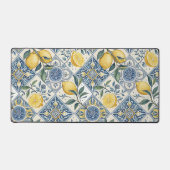 Blauw Aquarel Citroen Bureaumat (Voorkant)
